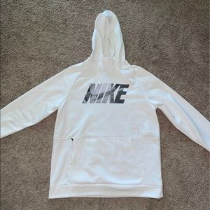 White Nike hoodie